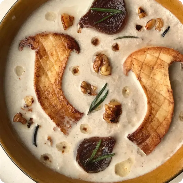 Mushroom Walnut Soup