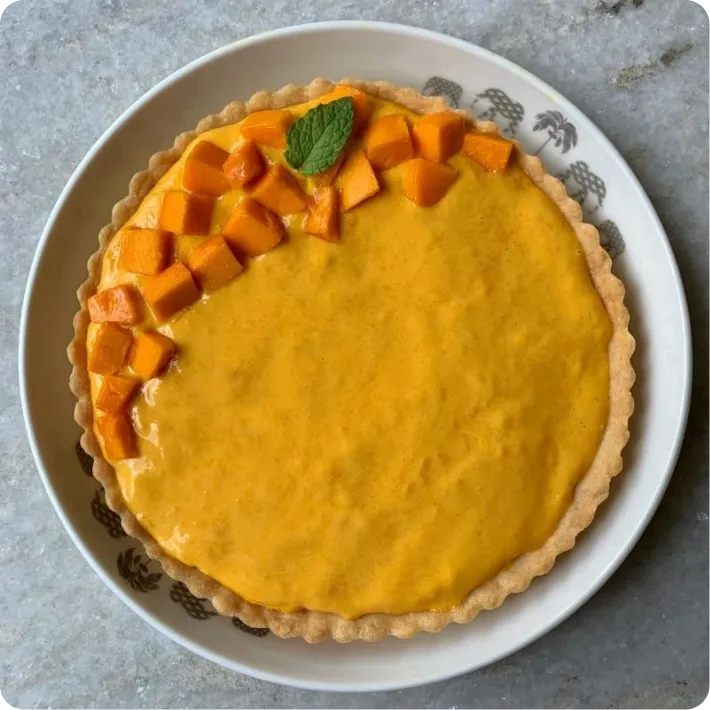 Mango Cream Tart