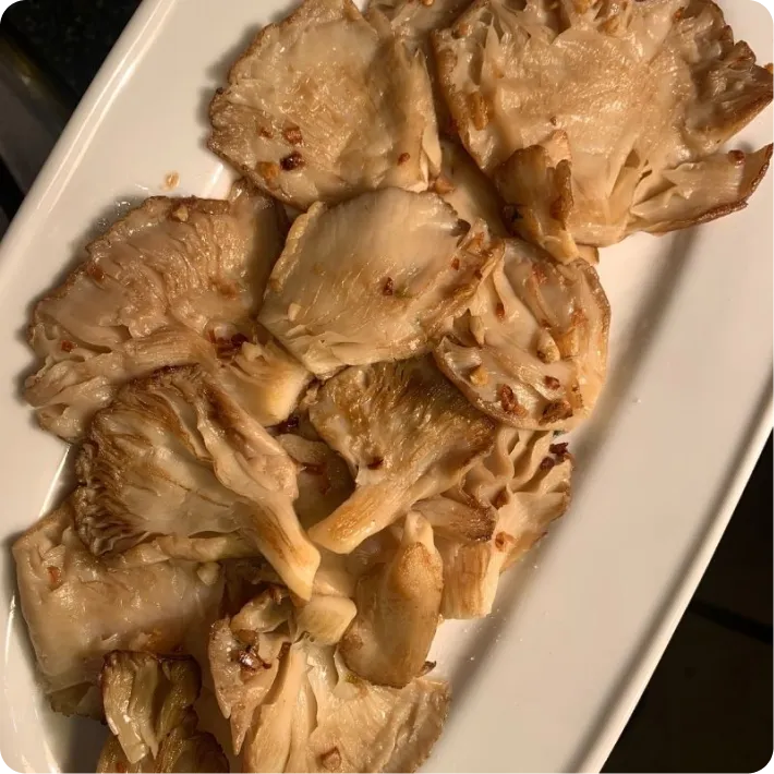 Pan Fried Oyster Mushrooms