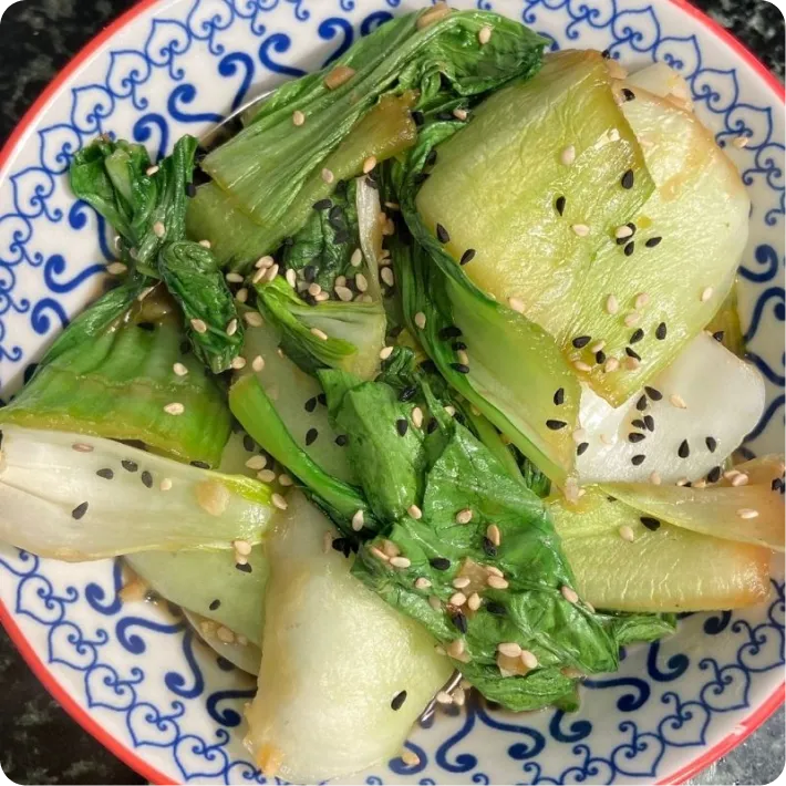 Pan Fried Bok Choy