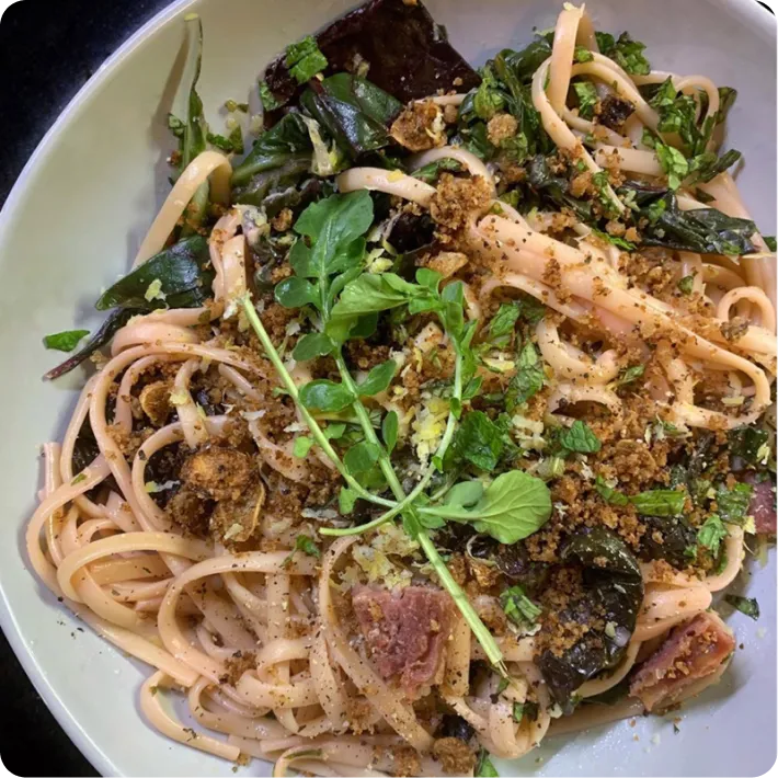 Swiss Chard Tagliatelle