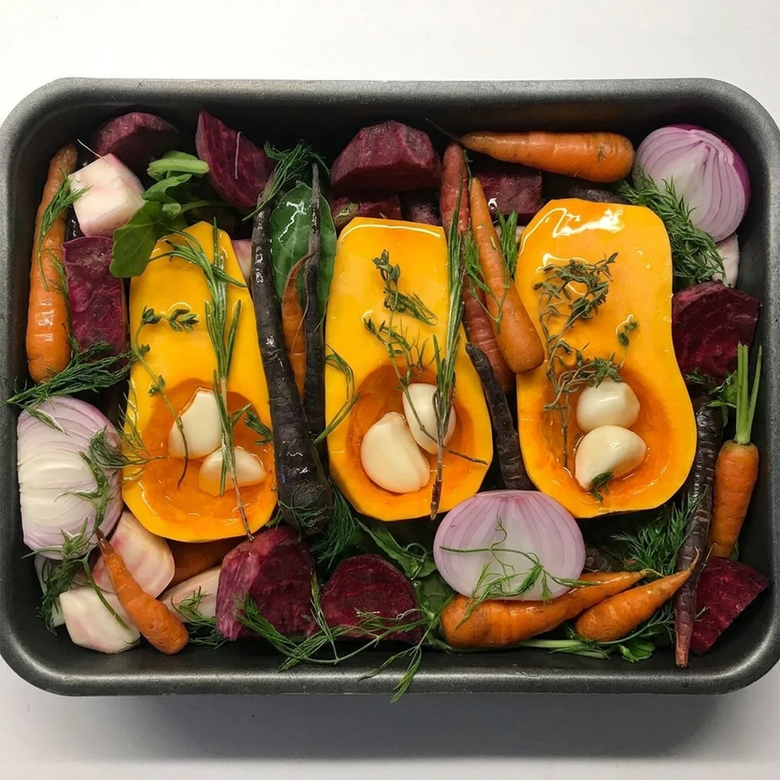 Herb Roasted Root Vegetables