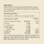 Vision Kombucha - Blue Pea, Swiss Chard and Lemon -1 litre