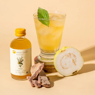 Glow Kombucha - Basil, Guava and Arjun Shak