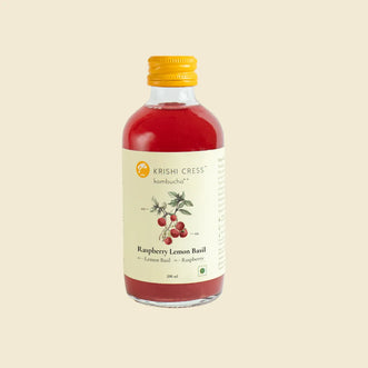 Raspberry Lemon Basil Kombucha