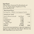 Raspberry Lemon Basil Kombucha