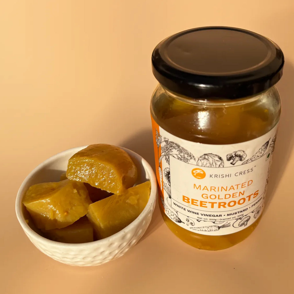 Marinated Golden Beetroot