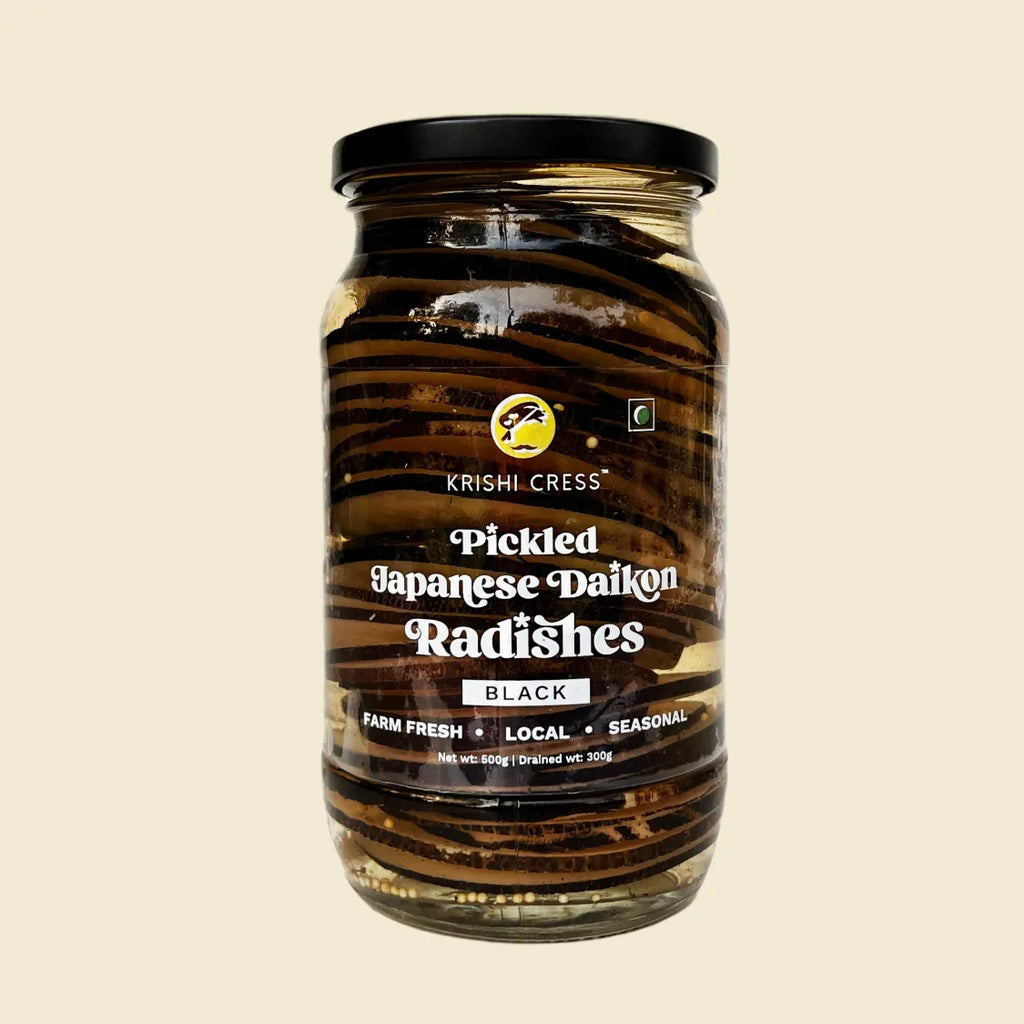 Pickled Black Japanese Daikon Radish