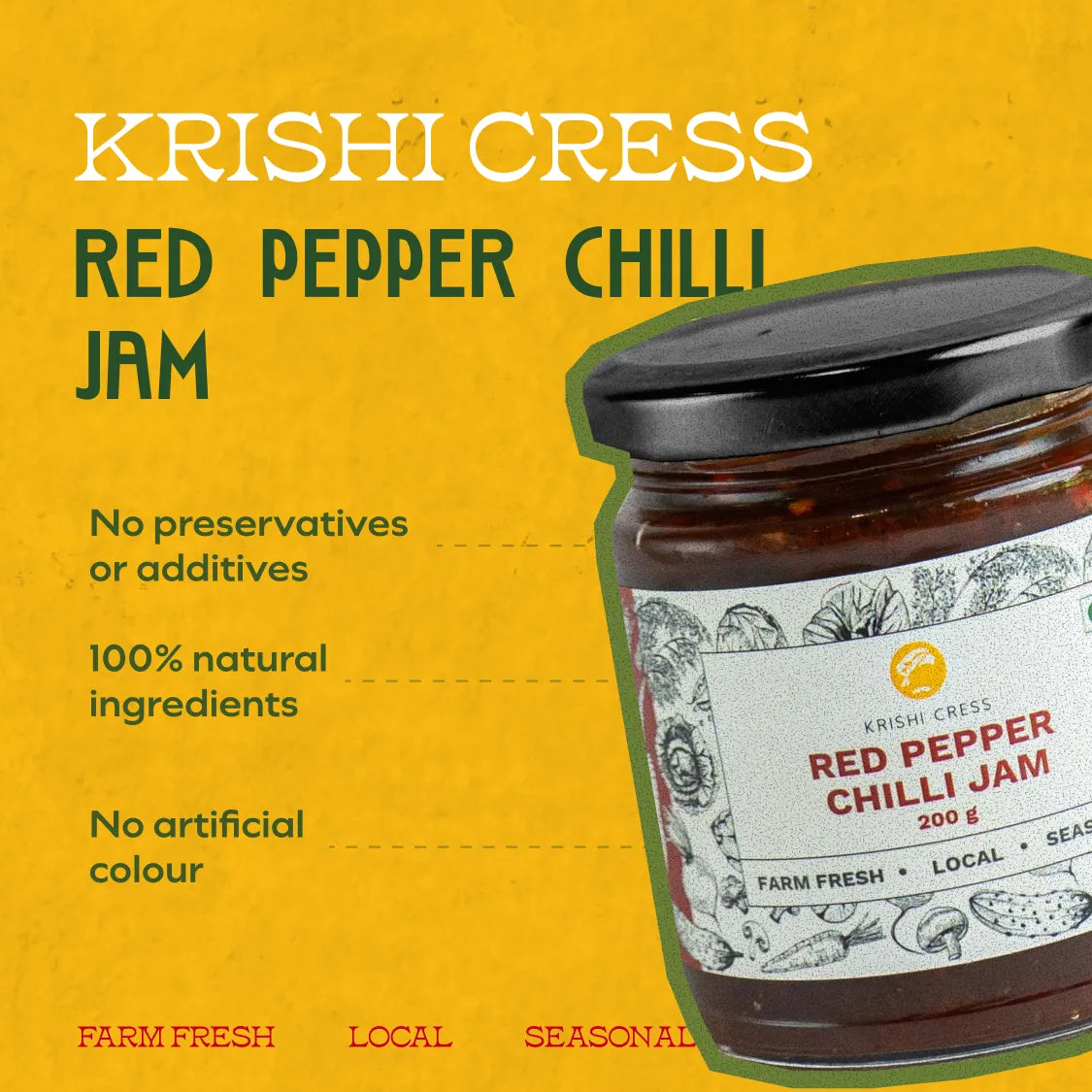 Red Pepper and Chilli Jam