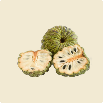 Custard Apple (Semi-Ripe)