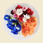 Trio of Edible Flowers